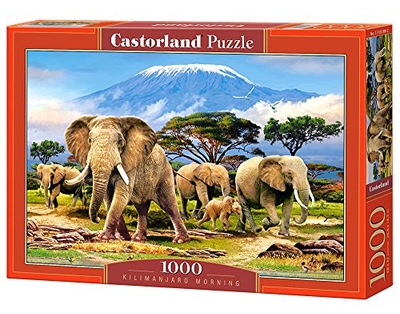 Puzzle Castorland Kilimanjaro Morning, 1000 copa, për të rritur, shumëngjyrësh