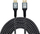Kabllo HDMI SteelDigi Puccoon 2.1, 3m, 8K UHD, e zezë