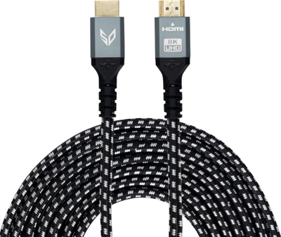 Kabllo HDMI SteelDigi Puccoon 2.1, 3m, 8K UHD, e zezë