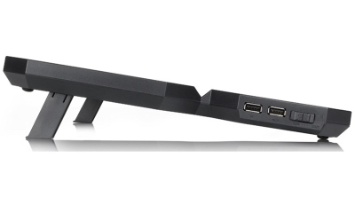 Bazë ftohëse për laptop DeepCool Multi Core X6, 15.6", 4 ventilatorë, e zezë