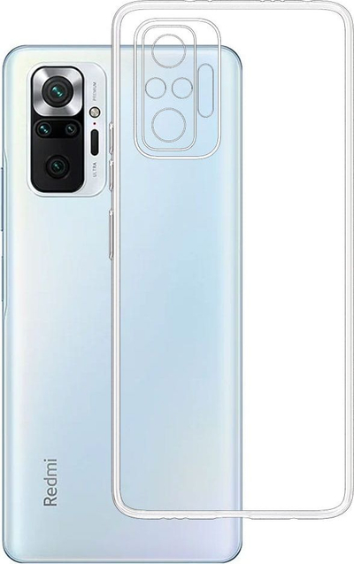 Mbrojtëse telefoni 3MK Clear Case për Redmi Note 10 Pro, transparente