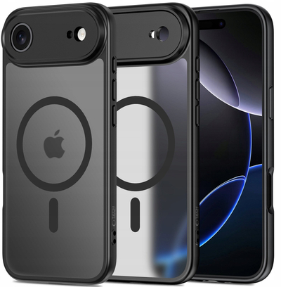 Mbulesë telefoni Tech-Protect BasicMag MagSafe për iPhone 17 Air dhe 17 Pro, matte, e zezë