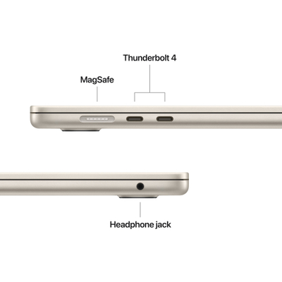 Apple Macbook Air, 15.3", M5 10-core, 24GB, 1TB, 10-core GPU, Starlight
