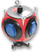 Kuti shpërndarëse e varur PCE Pegasus 9033004Y, 2x16A 5P, IP44, gri