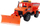 Lodër kamion Bruder Snow blower / sand spreader, portokalli