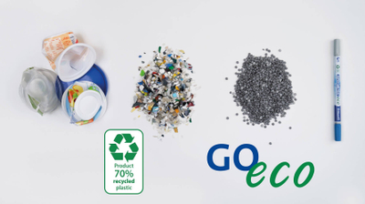 Fshirëse për bojë Pelikan Super Pirat Eco, set 50 copë, shumëngjyrëshe