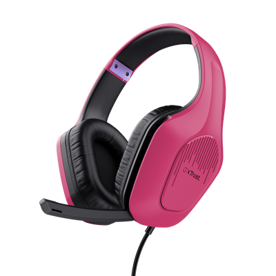 Kufje Trust Gaming GXT 415P, rozë