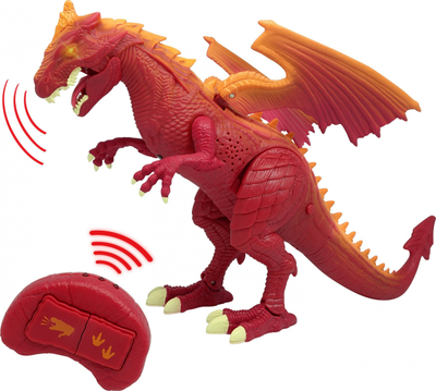 Lodër dinozaur Mighty Megasaur Dragon, me zëra, pjesë që lëvizin, shumëngjyrësh