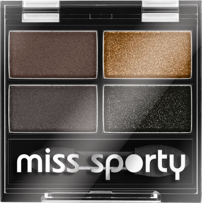 Paletë sysh Miss Sporty Quadruple 414 Smokey, 4 nuanca, 5g