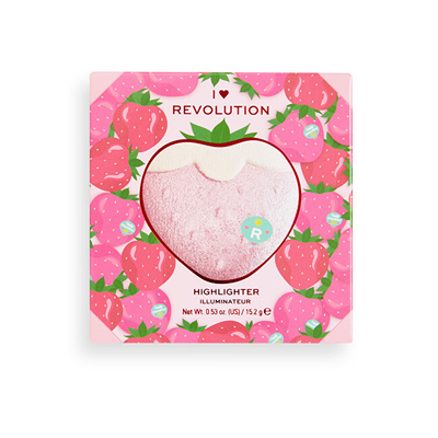 Pudër ndriçuese I Heart Revolution 3D Strawberry, 15.2 g