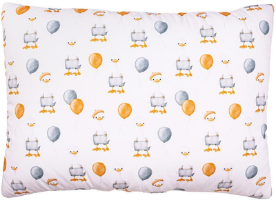 Jastëk bebe Cotton Pulp Duckling, 35x45 cm, pambuk, shumëngjyrësh