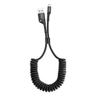 Kabllo USB Baseus CALSR-01, USB-A në Lightning, 1 m, i zi