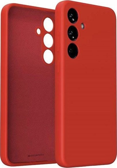 Силиконска футрола Mercury за Samsung S23 FE 5G, црвена