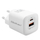 Karikues muri Qoltec GaN Ultra 35W, 1x USB C PD, 1x USB, i bardhë