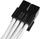 Kabllo zgjatëse SilverStone PP07-PCIW, 250mm, e bardhë
