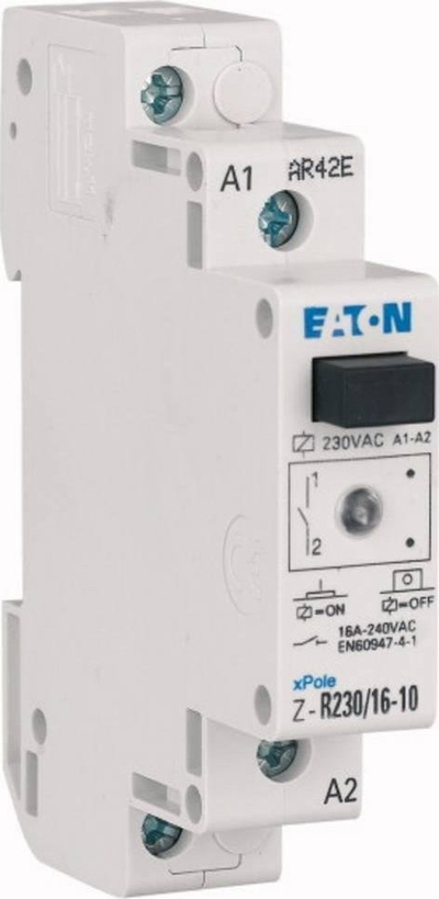 Инсталационо реле Eaton Z-R230/16-20, 230-240V, 16A, бело
