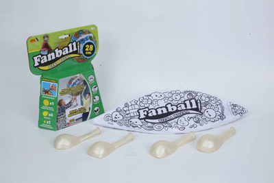 Top fryrëse për kalamaj Fanball Piłka Można, 28 cm, i bardhë për me e ngjyros vetë