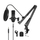 Mikrofon kondensator Puluz PU612B, për studio dhe podcast, i zi