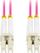Kabllo optike Lanberg LC LC, patchcord multimode OM4 50/125, 1m, LSZH, vjollcë
