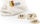 Orë druri Viga Toys Wooden Clock Learning Time, shumëngjyrëshe