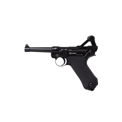 Pistolete ajri Ranger Luger P08 Parabellum, 4.5mm BB, metal, e zezë