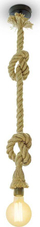 Llambadar varës V-TAC VT-7118, bazë E27, stil litar, ngjyrë natyrale beige