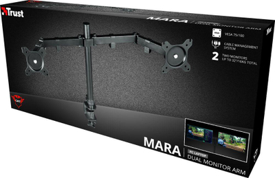 Mbajtëse Trust Desk: GXT 1120, për 2 monitorë deri në 32"