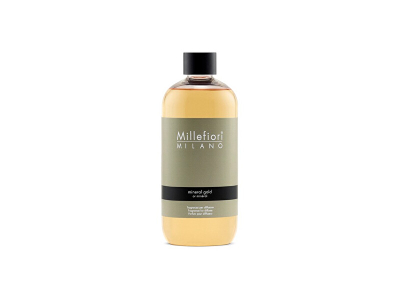 Rimbushje për shpërndarës arome Millefiori Milano Natural Mineral Gold Diffuser Refill, 500 ml
