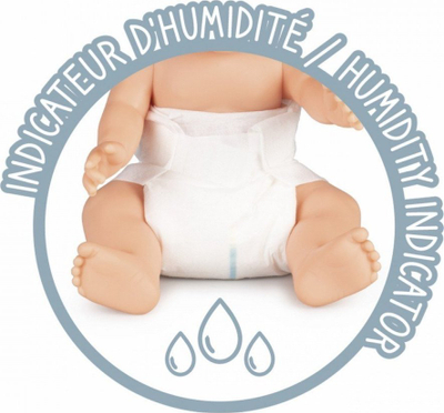 Set pelena loje Smoby Baby Nurse, 4 copë, për kukulla bebe, me shumë ngjyra