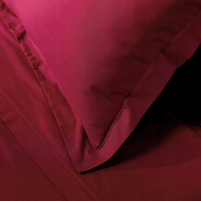Jastëkçorja Douceur d'intérieur Cotton, 50x70 cm, 100% pambuk, burgundy