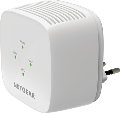 Проширювач ВиФи НЕТГИАР ЕХ6110, АЦ1200, Двоен опсег, бел