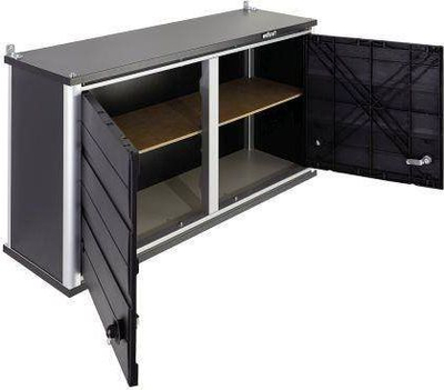 Dolap muri Wolfcraft, 120L, 50kg kapacitet, gri