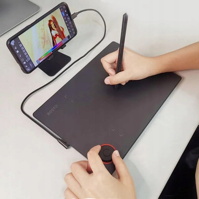 Tablet grafik Bosto T608, stylus me presion, USB, i zi