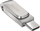 USB SanDisk Ultra Dual Drive Luxe, 512GB, me USB Type C edhe USB A, trup metalik