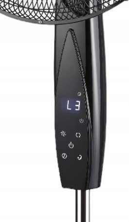 Ventilator dyshemeje Klausberg Round, 40cm, 50W, i zi