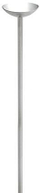 Shtyllë për qiri Hoefats Gravity Candle Pole, 120cm, metal, argjendtë