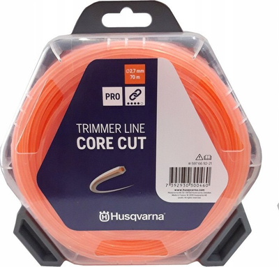 Fije trimeri Husqvarna Core Cut, 2.7mm, 70m, portokalli