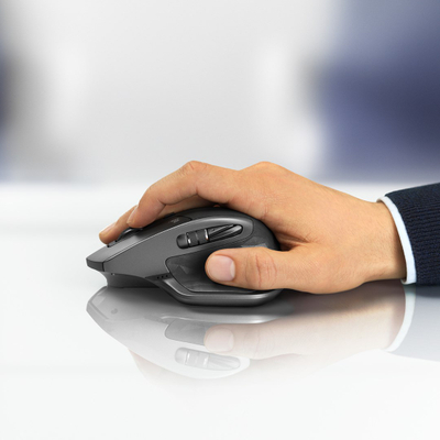Maus Logitech MX Master 2S, RF Wireless + Bluetooth, i hirtë
