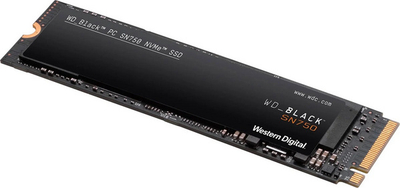 Disk SSD për lojëra WD_BLACK SN750, 2TB, M.2 2280, 3400MB/s, i zi