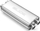 Marmitë sportive SLIDE Center Muffler 70mm, çelik inox 304, 550mm, ngjyrë argjend