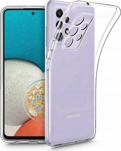 Futrollë telefoni OEM Clear Case 2mm për Samsung Galaxy A53 5G, mbrojtje kamere, transparente