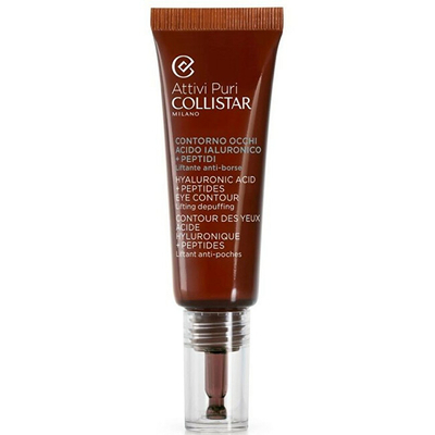 Xhel për sy Collistar Attivi Puri Hyaluronic Acid + Peptides, 15 ml
