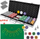 Set pokeri HQ 23529, 500 fisha, kuti alumini, ngjyrë argjendi