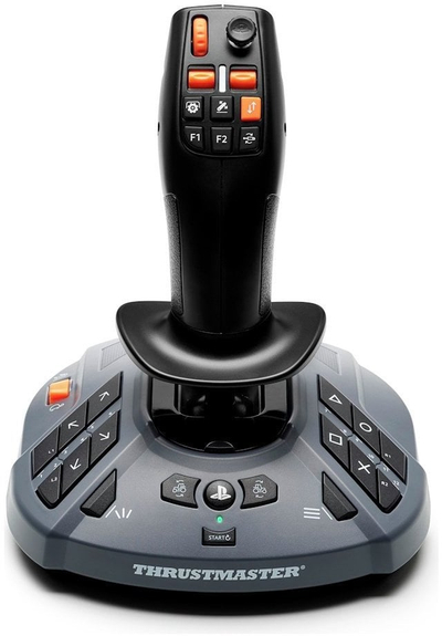 Џојстик Thrustmaster SimTask FarmStick, 3 оски, за PC и PS5, црн