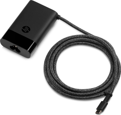Karikues USB C HP, 65W, për laptop, i zi