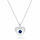 Set bizhuteri për femra Brilio Silver SET295WB , vathë + qafore, i argjendtë