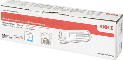 Toner OKI 47095703, cyan, origjinal