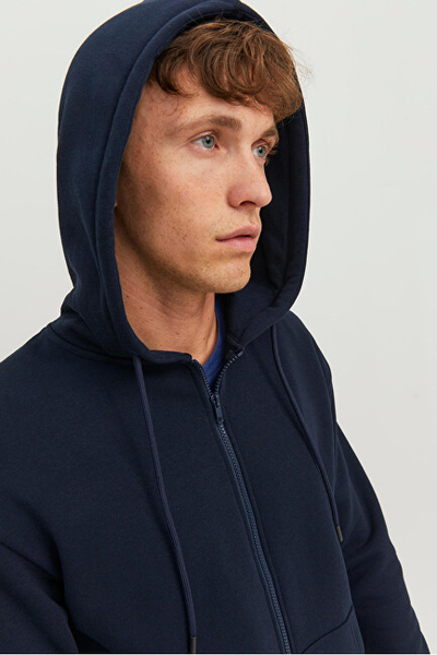 Triko Jack&Jones JJEBRADLEY Relaxed Fit 12249342 Navy Blazer