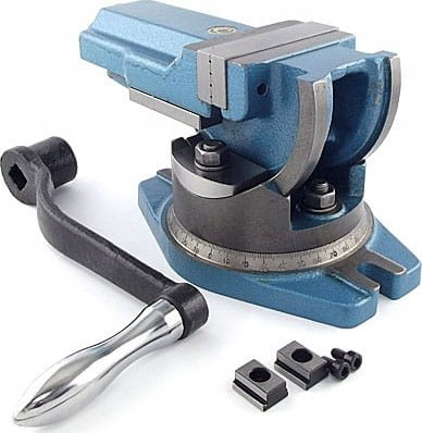 Mengene Bison Bial Vice 6530-160 Swivel, 160mm, rrotulluese 360°, gri