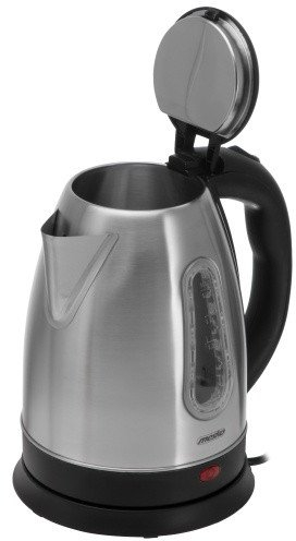 Ibrik elektrik metalik, 1.8L, çelik inox, argjendtë